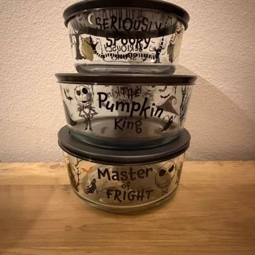 Pyrex Nightmare Before Christmas Bowls Set of 3